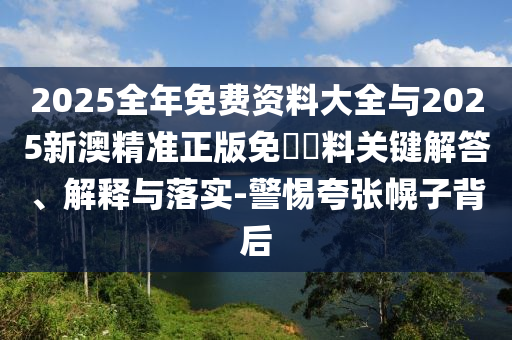 2025全年免費資料大全與2025新澳精準正版免費資料關鍵解答、解釋與落實-警惕夸張幌子背后